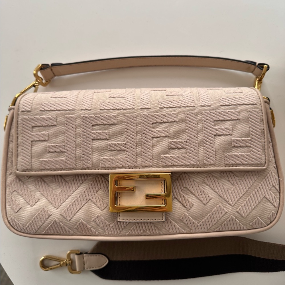Authentic Fendi baguette with strap